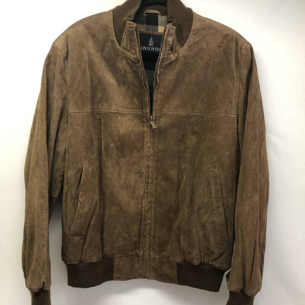 London Fog Men’s Suede Leather Jacket